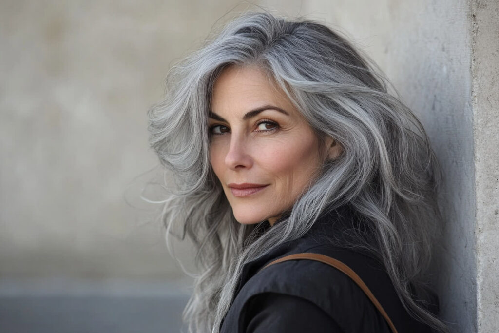 À qui s’adresse le balayage gris