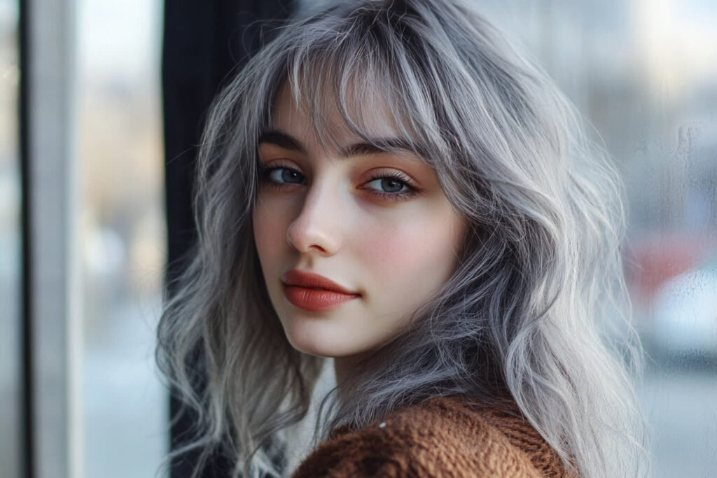 À qui s’adresse le balayage gris