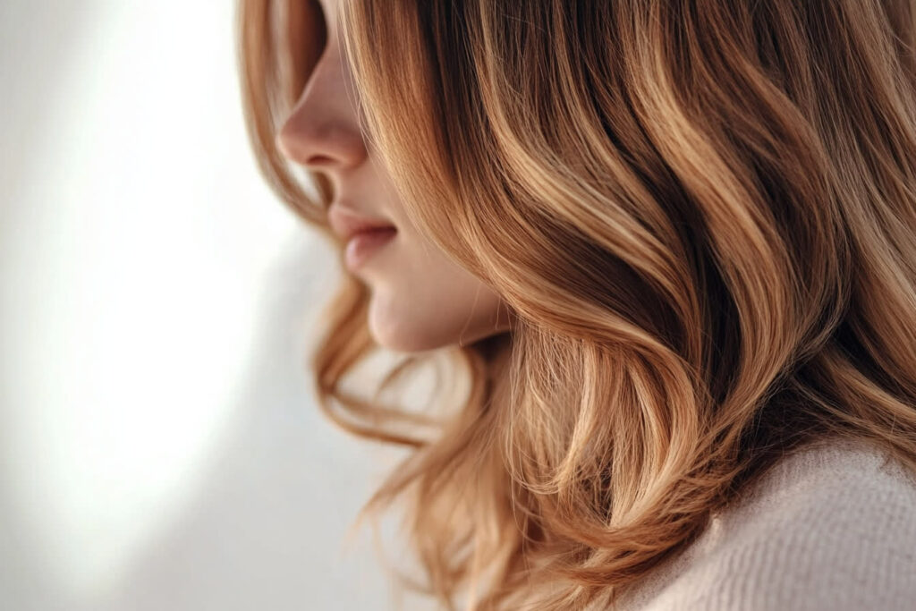 Pourquoi Choisir le Balayage Blond sur Châtain