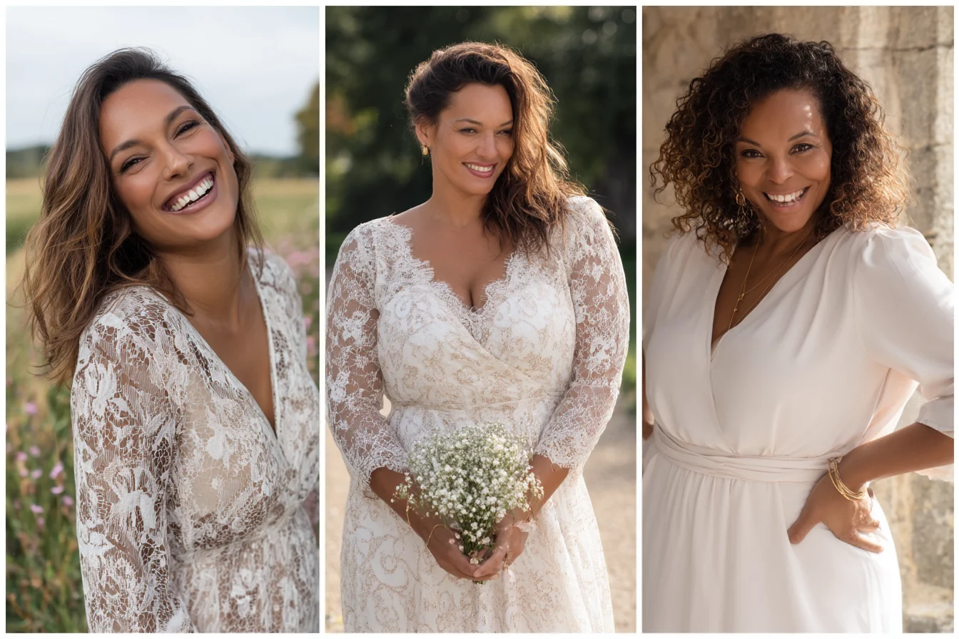 Robe de Mariée Femme Ronde : Osez l’Élégance Sans Complexe